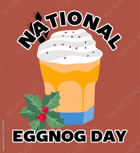national eggnog day with delicious eggnog