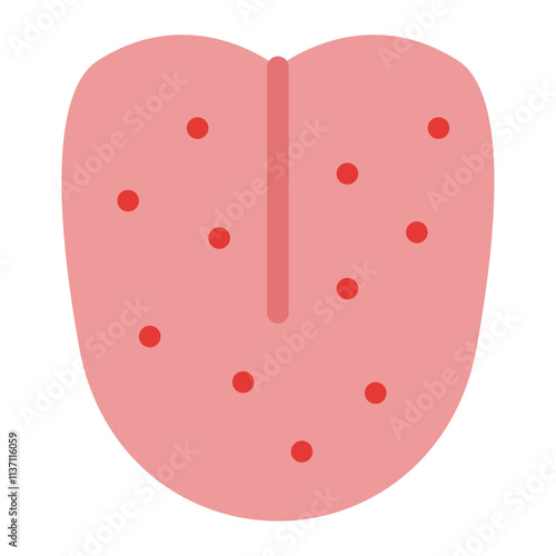 rash on tongue icon
