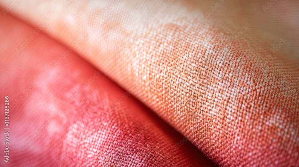 Red and Orange Fabric Texture Gradient Close Up Red and Orange Fabric Texture Gradient Close Up