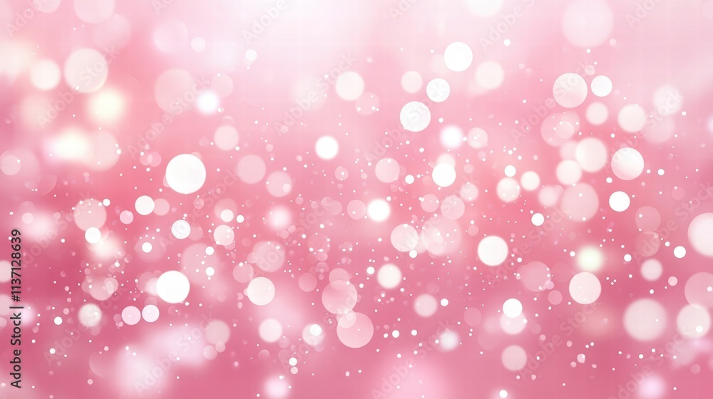 Soft pink bokeh background with luminous circles Soft pink bokeh background with luminous circles