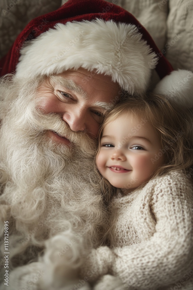 Festive season marketing concept art graphic for advertisement and digital use. Lively christmas, Ñute baby girl happy with santa claus. Santa claus joy lap ad. Toddler baby santa claus. Festive season marketing concept art graphic for advertisement and digital use. Lively christmas, Ñute baby girl happy with santa claus. Santa claus joy lap ad. Toddler baby santa claus.