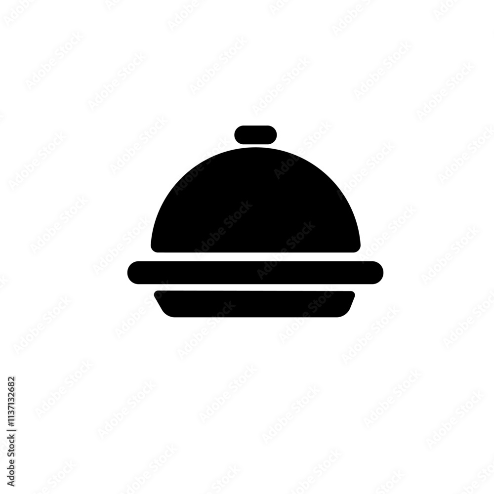 restaurant cloche icon, food icon restaurant cloche icon, food icon