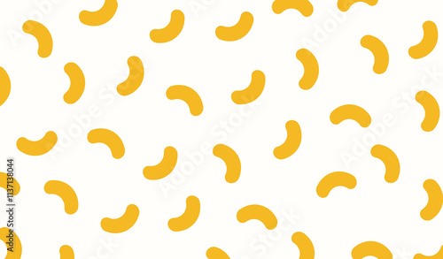 Background macaroni pasta repeat seamless unique design