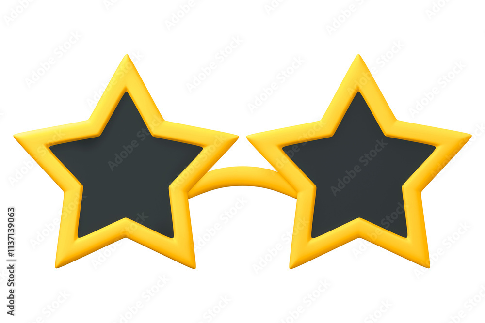 Star sunglasses png sticker, accessory 3D cartoon transparent background Star sunglasses png sticker, accessory 3D cartoon transparent background