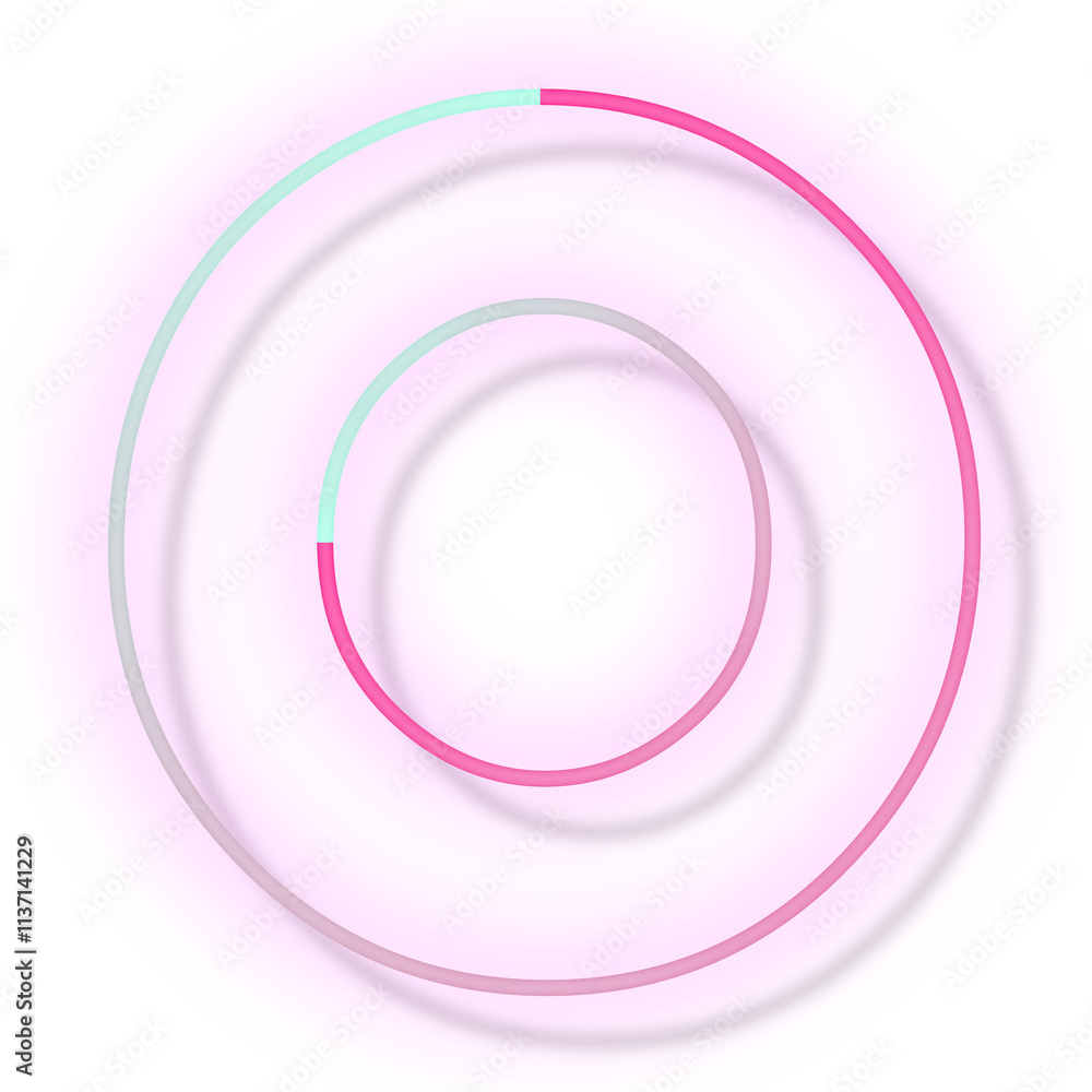 Letter O png pink neon font typography Letter O png pink neon font typography