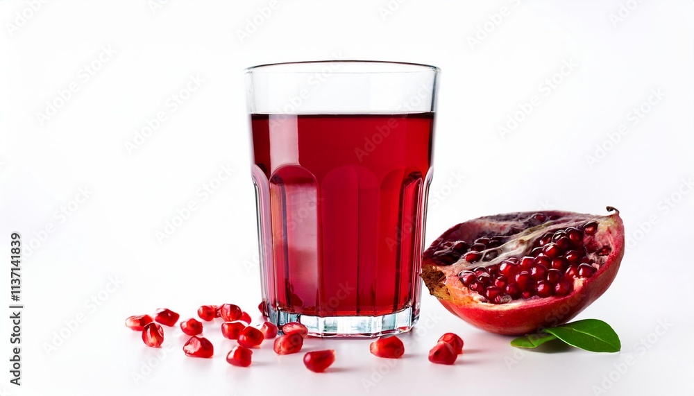 Pomegranate Juice on white background isolated. Beverage. Drink. Pomegranate Juice on white background isolated. Beverage. Drink.
