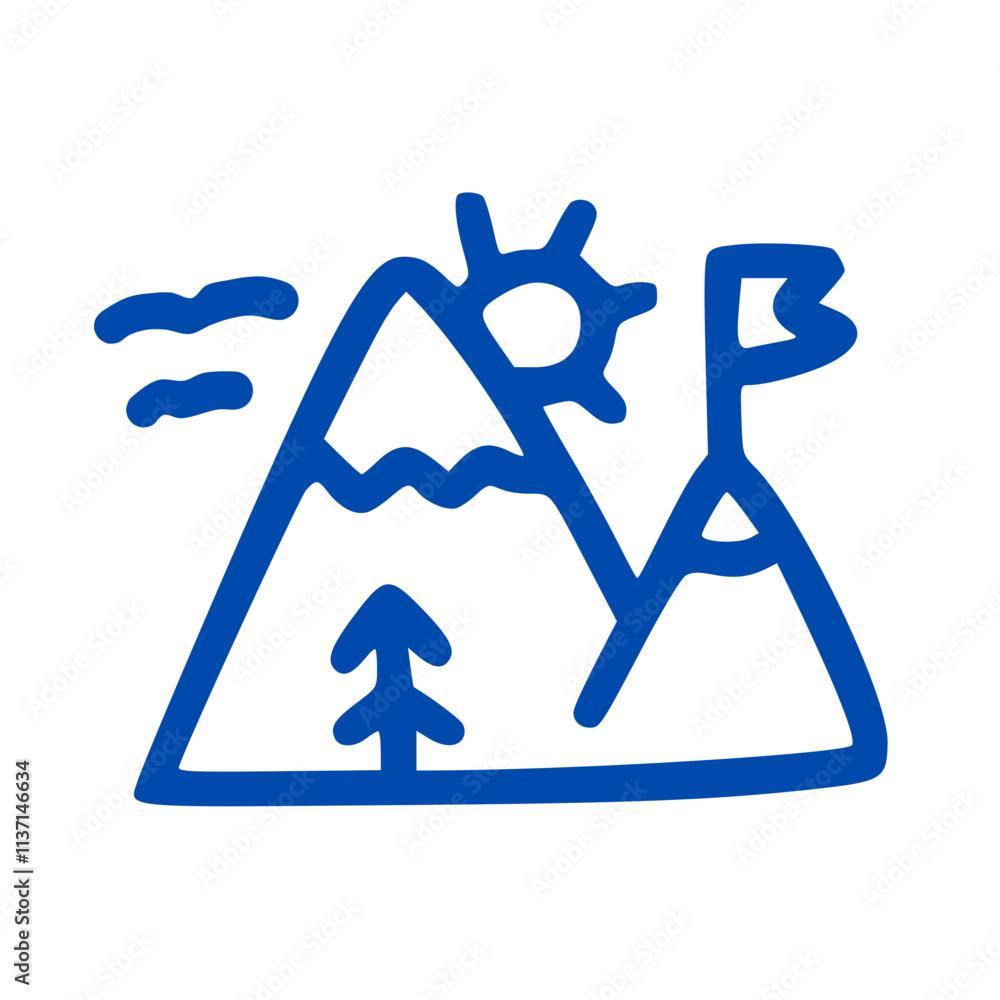 mountain icon for websites or mobile phones mountain icon for websites or mobile phones