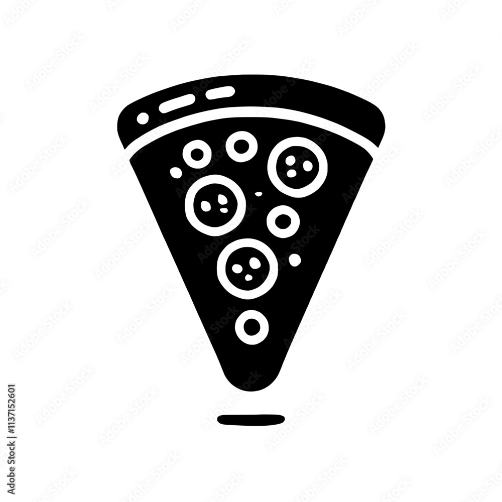 Pizza Slice Icon: A simple yet delicious icon of a pizza slice with pepperoni, perfect for food delivery apps, restaurants, and menus. Pizza Slice Icon: A simple yet delicious icon of a pizza slice with pepperoni, perfect for food delivery apps, restaurants, and menus.