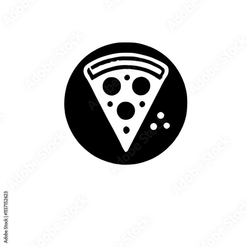 Pizza Slice Icon: A simple yet powerful icon of a pizza slice, perfect for representing food, delivery, restaurants, and more.  