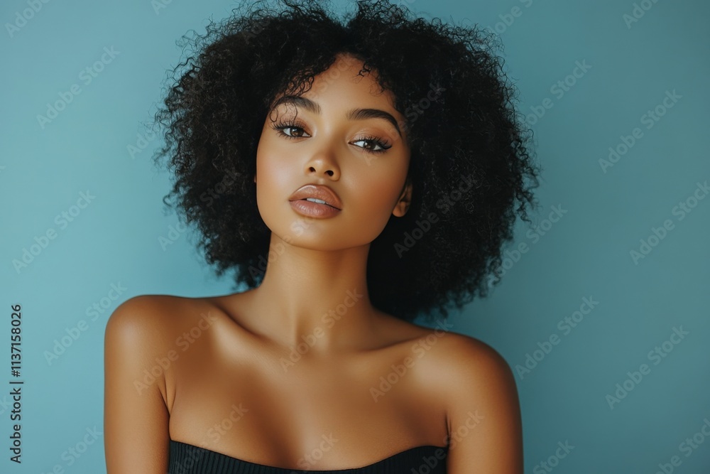 Elegant Portrait of a Beautiful Young Woman Elegant Portrait of a Beautiful Young Woman