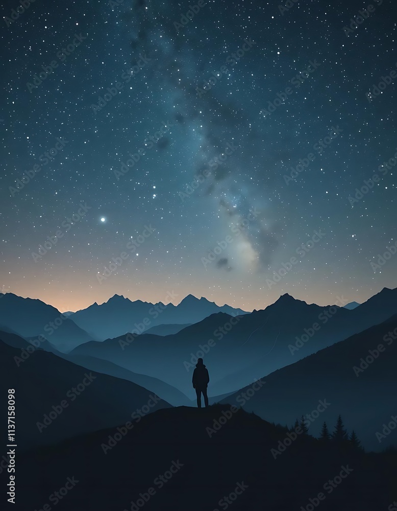 Fototapeta premium Night Sky Symphony