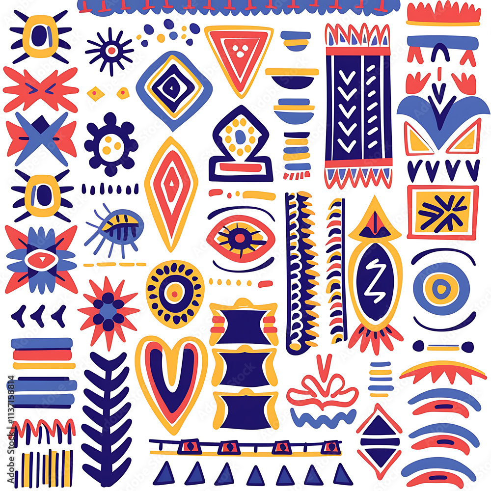 Fototapeta premium Colorful Abstract Pattern for Creative Projects