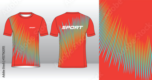 Adobe Illustrator ArtworkRunning Jersey Design. Sport Jersey Design for Custom Sublimation