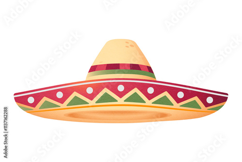 Mexican hat png clipart, party accessory on transparent background