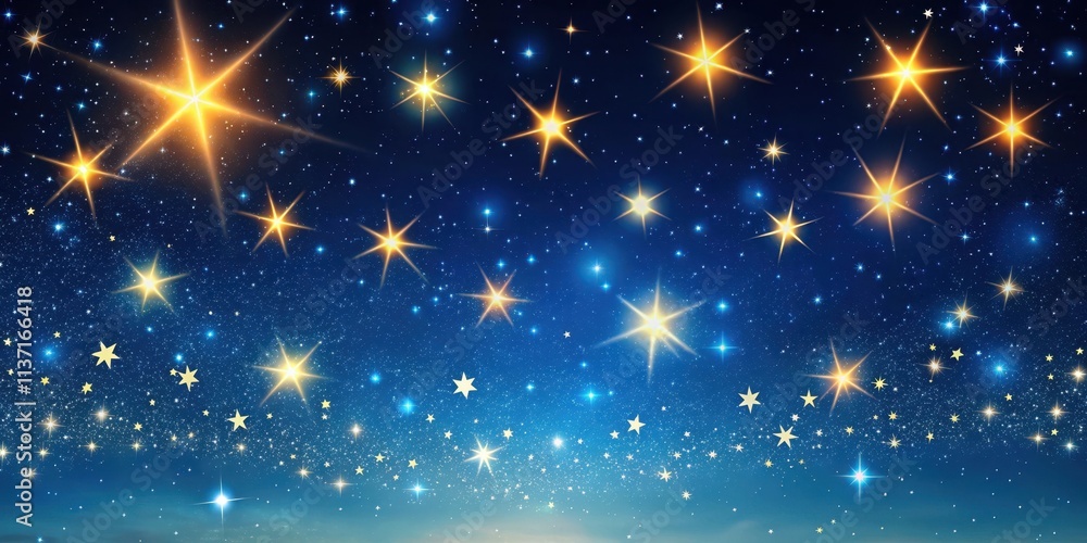 Fototapeta premium Starry night sky with shining stars, galaxy, astronomy, celestial, space, universe, astronomy, constellations