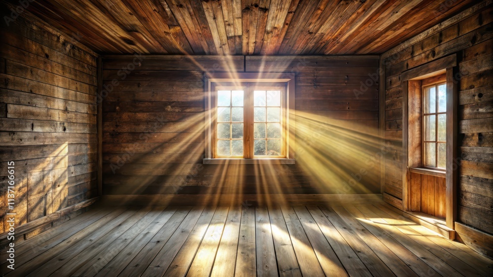 Rustic room with sunbeam through window, rustic, room, sunlight, streaming, window, interior, cozy, vintage, wooden, beams Rustic room with sunbeam through window, rustic, room, sunlight, streaming, window, interior, cozy, vintage, wooden, beams