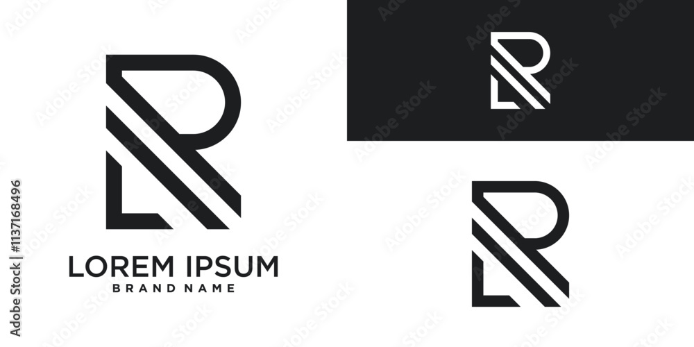 Abstract letter R logo vector design inspiration Abstract letter R logo vector design inspiration