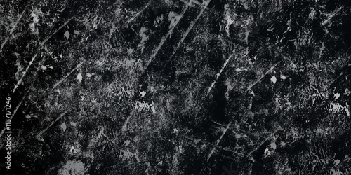 Urban texture vector distress grainy grungy effect background. Dark grungy black textured of the black marble background. Isolated Black on White Background. Dirty black and white grunge.