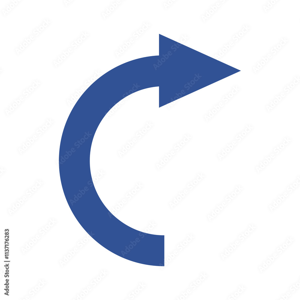 Circle arrow png icon, blue sticker, direction transparent symbol Circle arrow png icon, blue sticker, direction transparent symbol