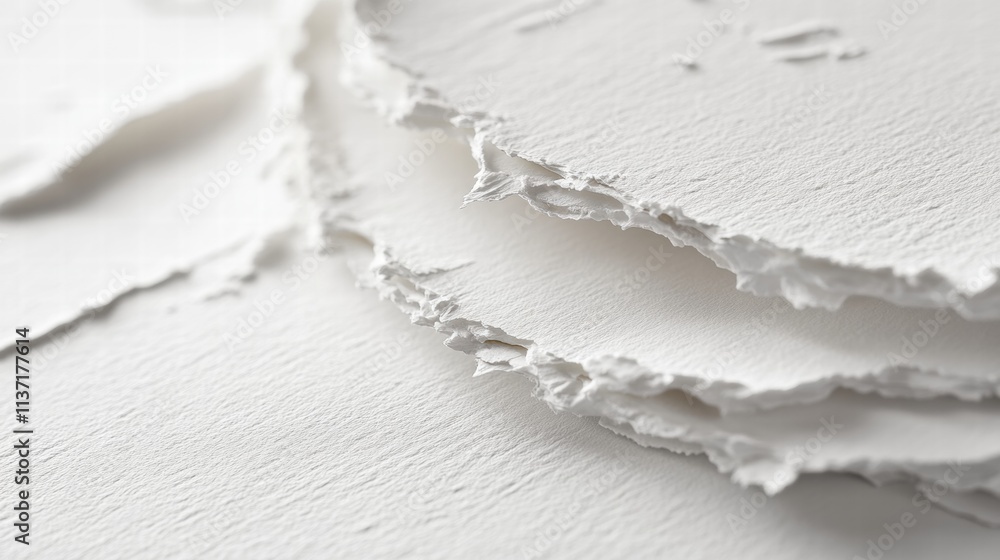 Obraz premium Textured White Paper Background
