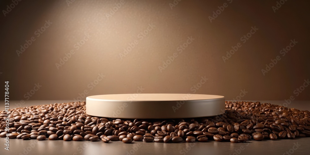 custom made wallpaper toronto digitalCoffee podium round stage for product , coffee,podium, round, stage, product display, showcase, modern, design