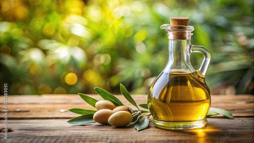 Close-up of a bottle of pure oleic acid, a fatty acid commonly found in olive oil , skincare, cosmetics, beauty Close-up of a bottle of pure oleic acid, a fatty acid commonly found in olive oil , skincare, cosmetics, beauty