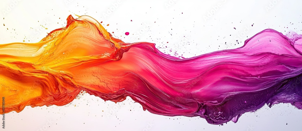 Abstract colorful paint splash wave. Abstract colorful paint splash wave.