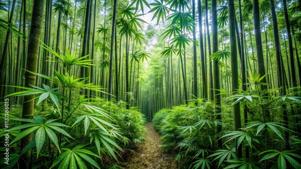 Dense marijuana plantations hidden in bamboo forest, cannabis, marijuana, plant, cultivation, hidden, illegal, forest, green Dense marijuana plantations hidden in bamboo forest, cannabis, marijuana, plant, cultivation, hidden, illegal, forest, green