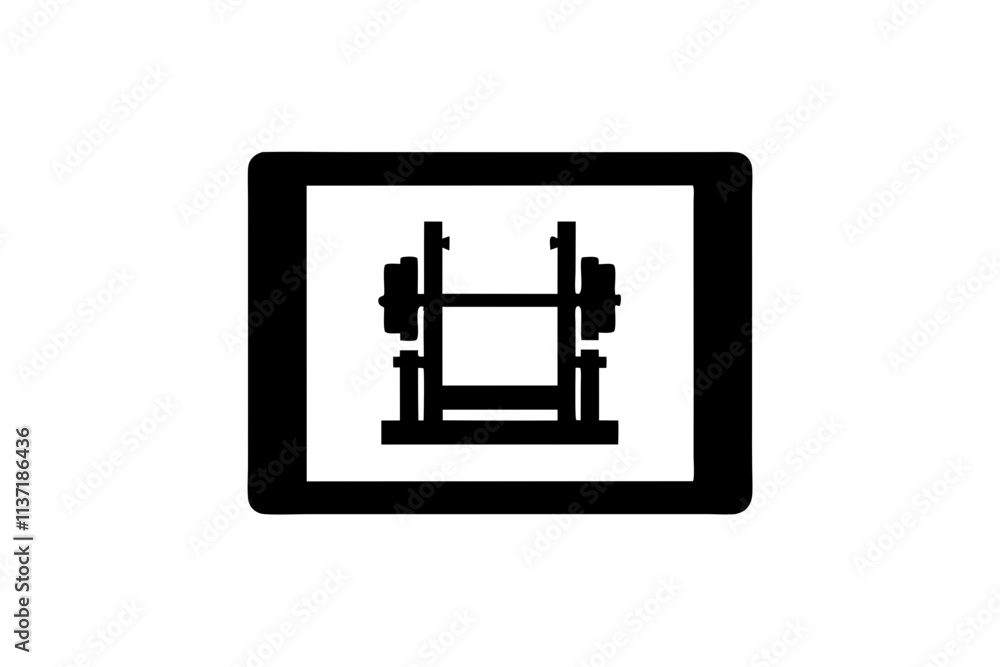 creative adjustable ben icon and logo vector illustration creative adjustable ben icon and logo vector illustration