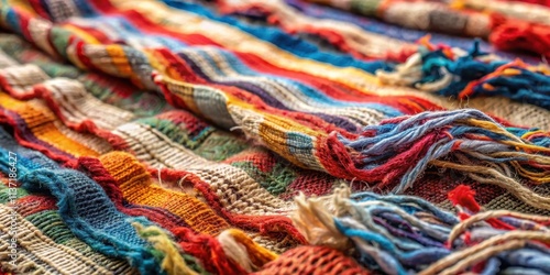 A close-up shot of a rag with various textures and colors , rag, texture, cloth, cleaning, household, fabric, material, soft