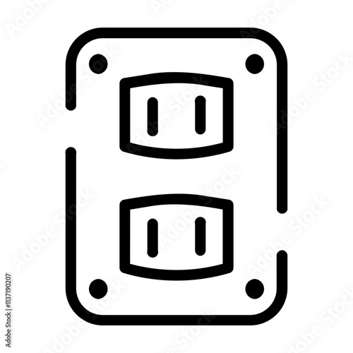 plug in Line Icon