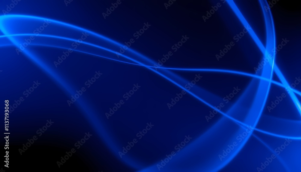 Obraz premium Abstract background with glowing blue waves. Perfect for technology, energy, or futuristic designs.
