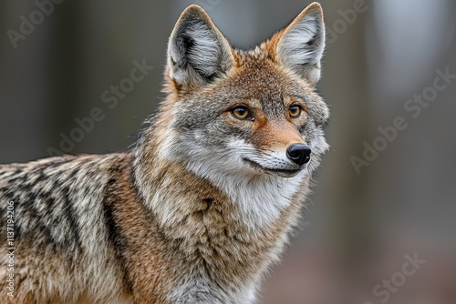 Agile Cunning Animal in Isolated Savannah Landscape