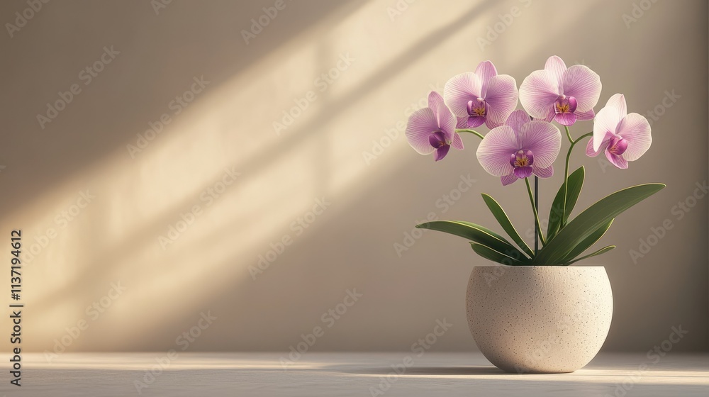 Serene Orchid Bloom in Sunlight Serene Orchid Bloom in Sunlight