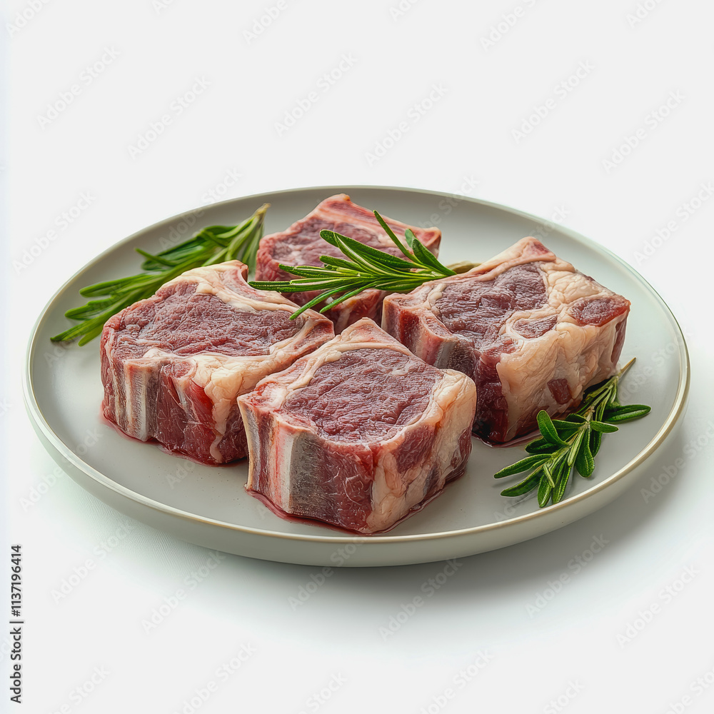Raw Lamb Shoulder on Plate Fresh Meat Culinary Preparation for Cooking Recipes Gourmet Photography Raw Lamb Shoulder on Plate Fresh Meat Culinary Preparation for Cooking Recipes Gourmet Photography