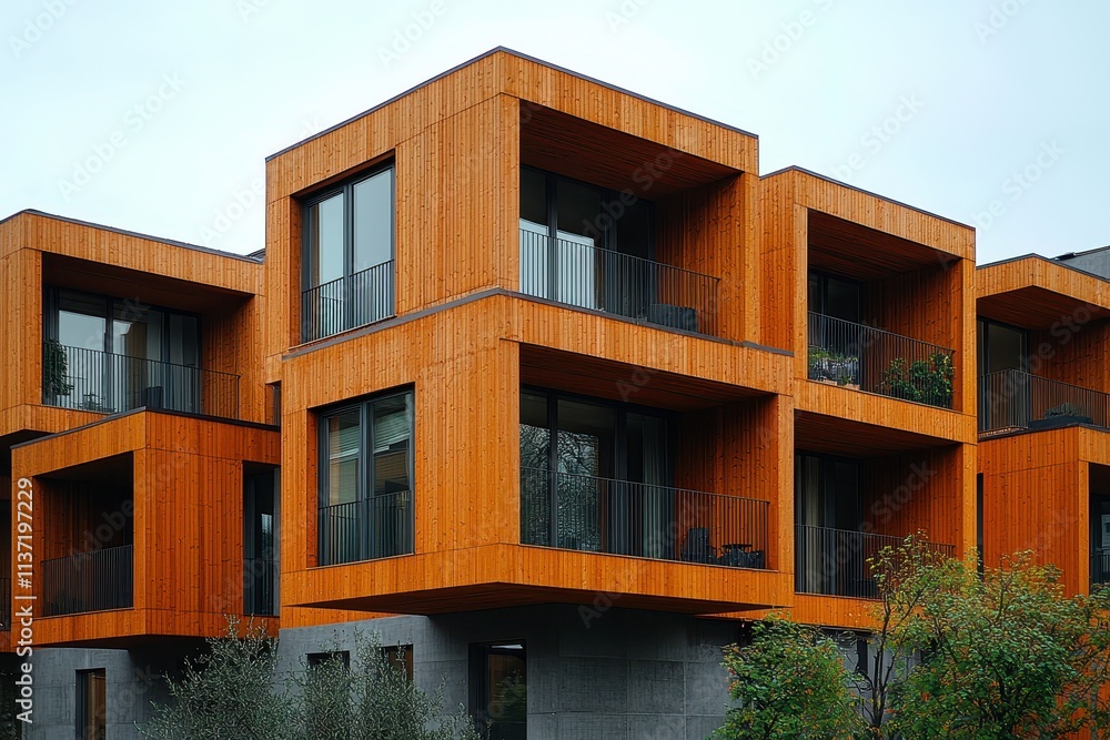 Modern Wooden Architecture with Unique Design Elements Modern Wooden Architecture with Unique Design Elements