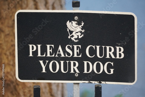 please cured your dog sign