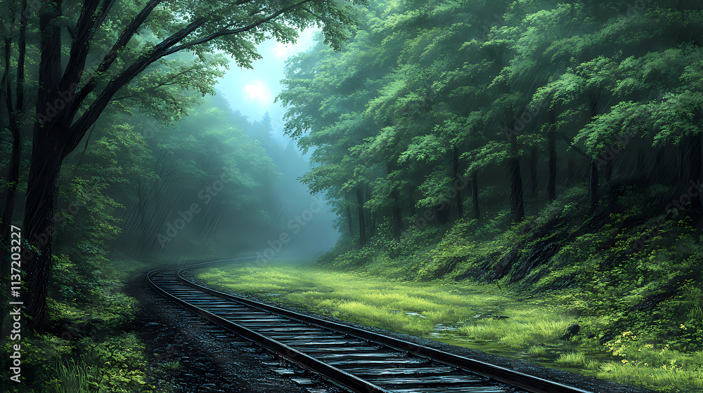 Fototapeta premium morning in the forest