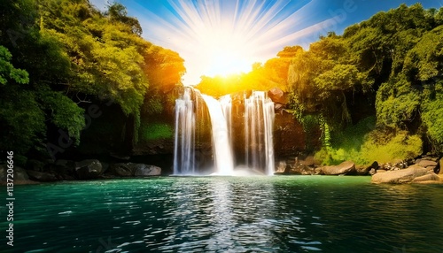 waterfall in the forest