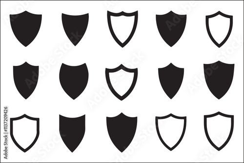 Professional Shield Logo Vector Art