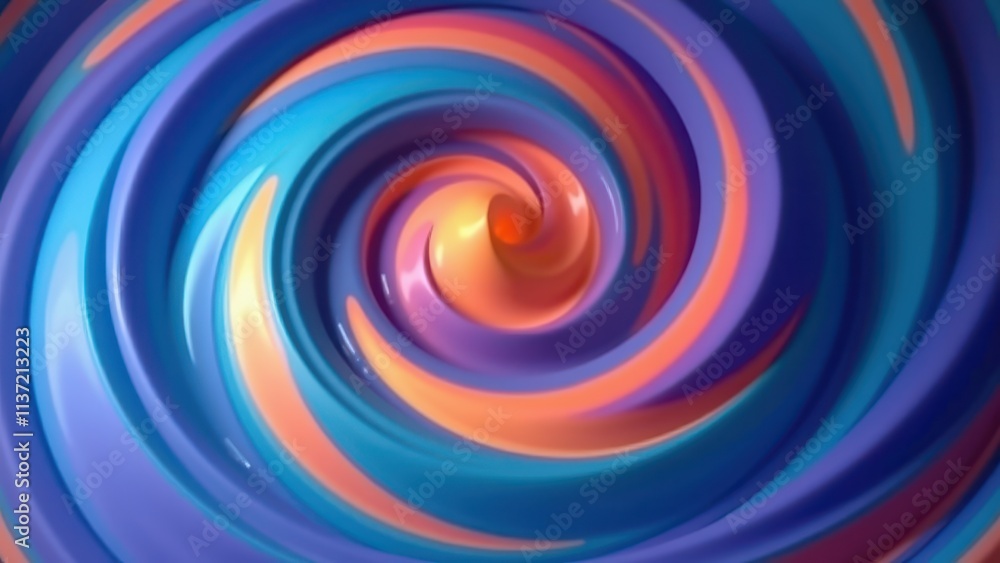 this mesmerizing image features a vibrant spiral pattern, reminiscent of a candy swirl or lollipop, with a kaleidoscope of colors including blue, purple, pink, and orange. the spiral shape creates a this mesmerizing image features a vibrant spiral pattern, reminiscent of a candy swirl or lollipop, with a kaleidoscope of colors including blue, purple, pink, and orange. the spiral shape creates a