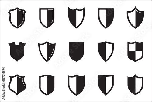 Abstract Shield Logo Graphics