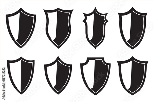 Abstract Shield Logo Graphics