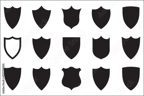 Clean Shield Logo Vector Graphics Pack