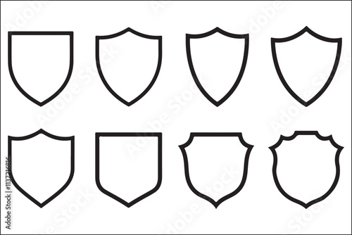 Artistic Shield Logo Vectors