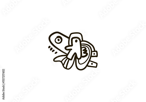 Doodle Graffiti Monster