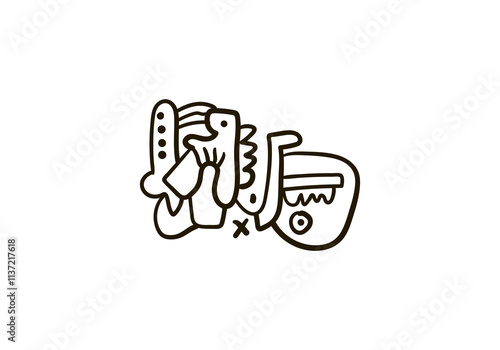 Doodle Graffiti Monster