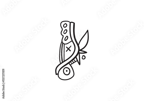 Doodle Graffiti Monster