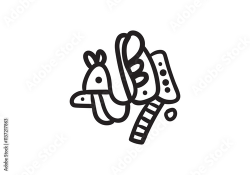 Doodle Graffiti Monster