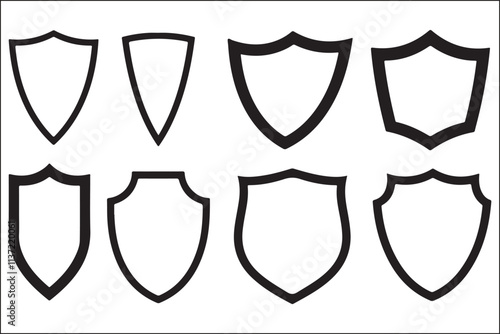 Shield Logo Vector Graphics Stock